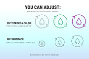 Green city outline icon set, an Outline Icon by Icons (Thumbnail 3 of 3)