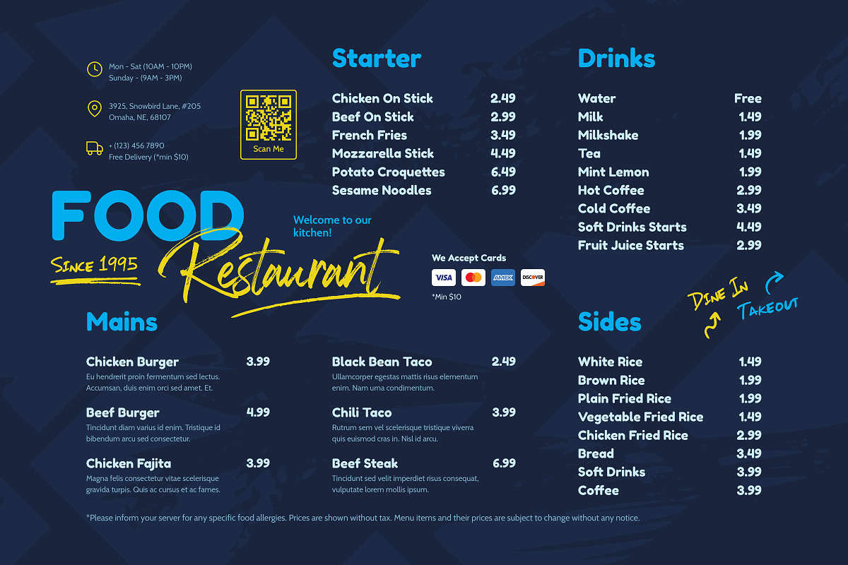 Food Restaurant (PSD/Ai) Template, a Templates & Theme by Artbeaut