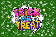 Trick or Treat message, an Illustration by VectorStory (Thumbnail 2 of 2)