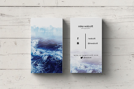 Photographer Business Card template