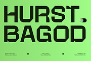 Hurst Bagod Modern Display Font, a Sans Serif Font by timelesstype.co (Thumbnail 1 of 15)