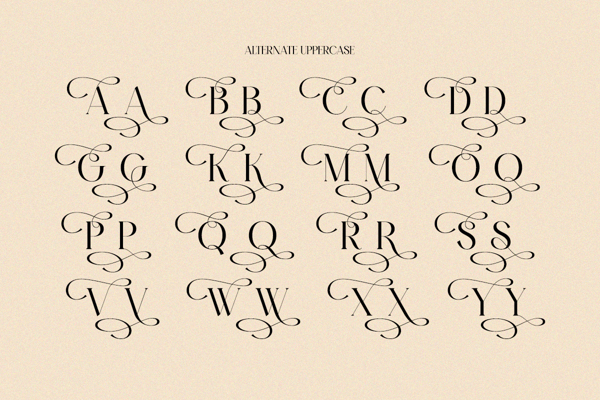 Lunabelle - Modern Elegant Luxury, a Serif Font by Qweera Studio (Photo 12 of 12)