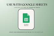 Simple Biweekly Budget - Green, a Templates & Theme by The Creative Plans co (Thumbnail 10 of 10)