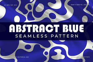 Abstract Blue Seamless Pattern, a Pattern Graphic by Pitchlook.Studio