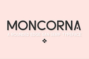 Moncorna Futuristic Sans Serif Font, a Font by PARAMAJAN (Thumbnail 1 of 8)