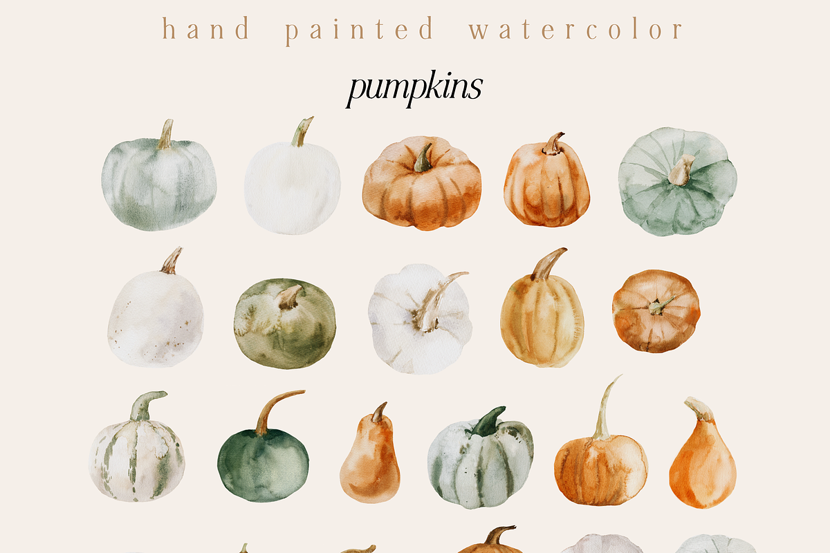 Fall illustration BOX - watercolor, a Seasonal Illustration by Youksy (Photo 3 of 10)