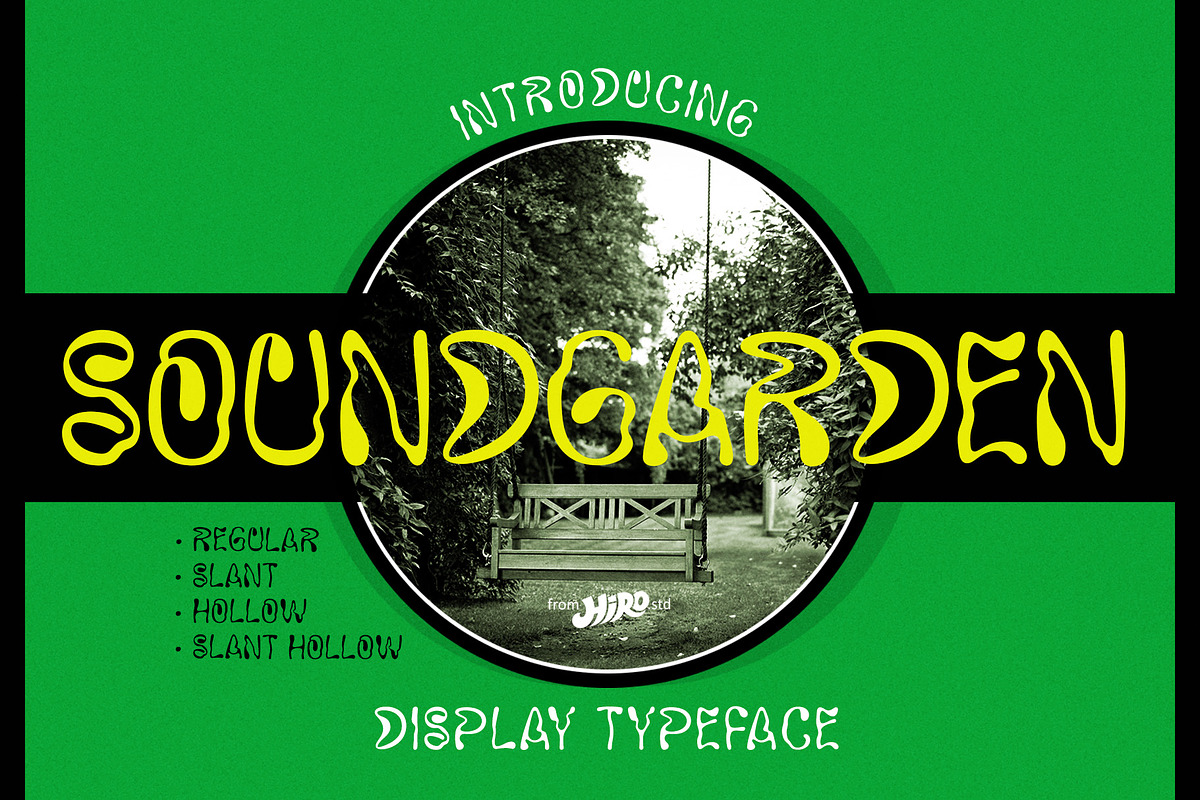 Soundgarden - Display, a Font by HIRO.std (Photo 1 of 10)