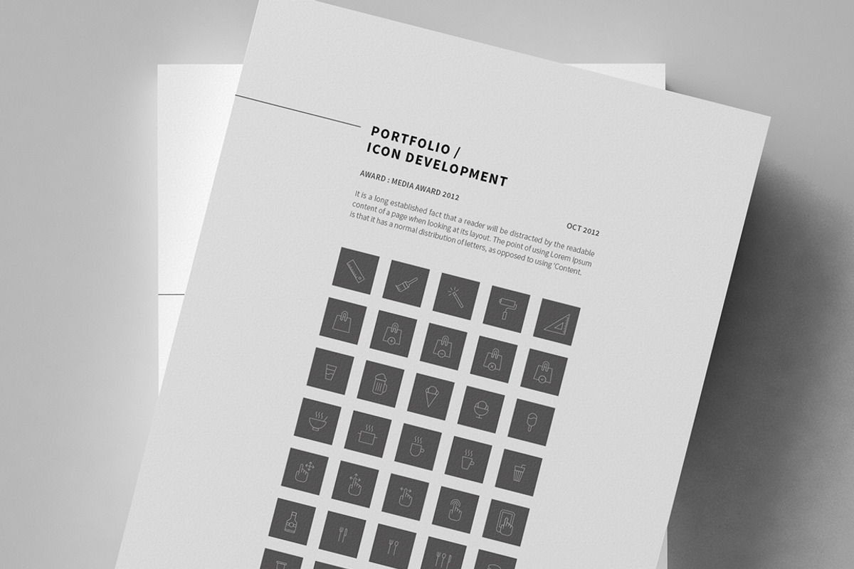 12 Pages - Minimal Resume CV, a Resume Template by Egotype (Photo 5 of 5)