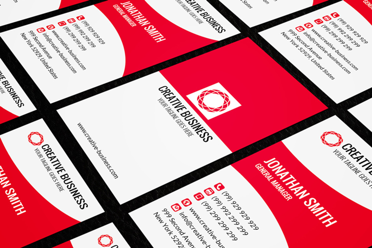 Modern Corporate Business Card CM022, a Business Card Template by annozio (Photo 4 of 4)