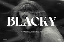 Blacky Elegant Serif Font