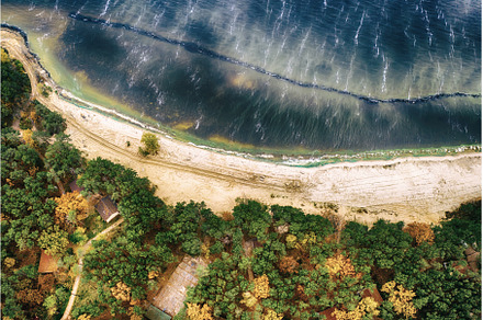 Aerial view of river, a Nature Photo by Nature and travel