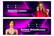 Email Signature UI Template, an Email Template by CreativeShaper (Thumbnail 3 of 5)