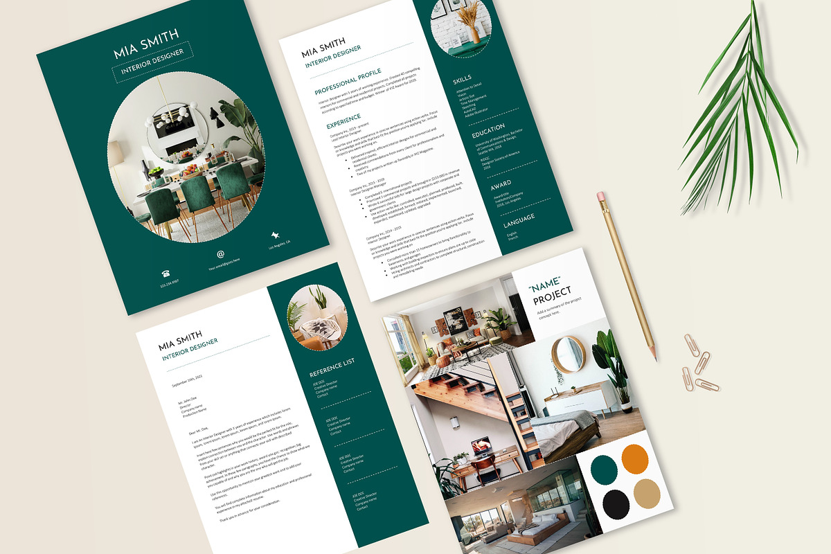 Interior Designer Resume Portfolio, a Resume Template by Stanin Studio (Photo 7 of 10)