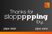 Pipe Font Bundle - Geometric Duo, a Slab Serif Font by Lateral Design (Thumbnail 18 of 18)