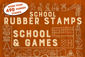 RUBBER STAMPS: SCHOOL GAMES 4 BONUS