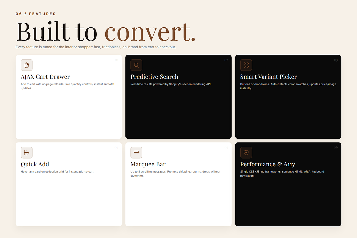 Sondria Shopify Theme, a Shopify Template by Ibnul Jaif Farabi (Photo 6 of 8)