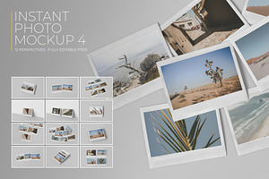 Instant Photo Mockup 4