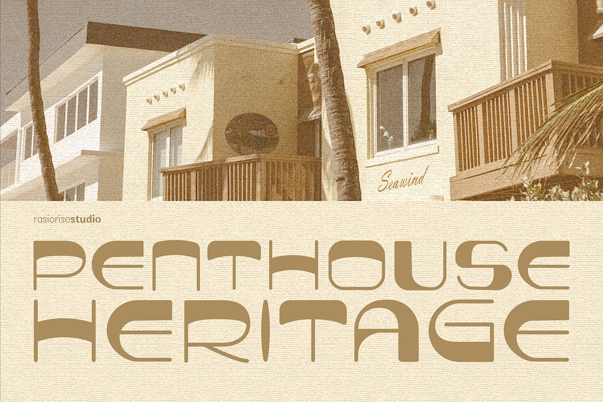 Bourgie Deco a ArtDeco Font, a Serif Font by Rasiorise Studio (Photo 4 of 9)