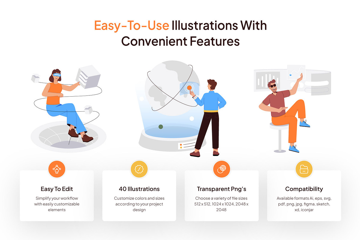 Technology Illustration Set, a Technology Illustration by Vectors Market (Photo 2 of 5)
