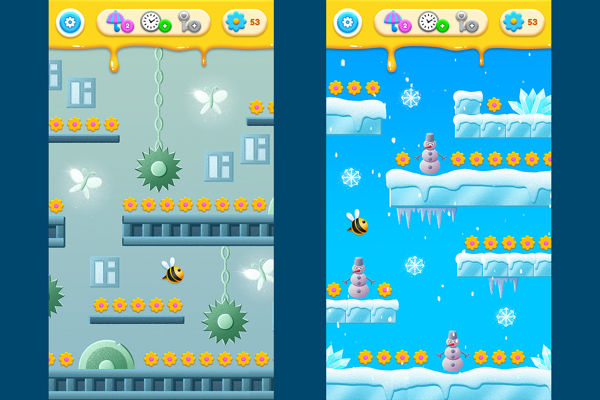 Game UI pack, Bee, an Object Graphic by KartInnka (Photo 9 of 28)