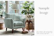 Armchair Upholstery Mockup, a Household Mockup by mock-ups (Thumbnail 4 of 11)