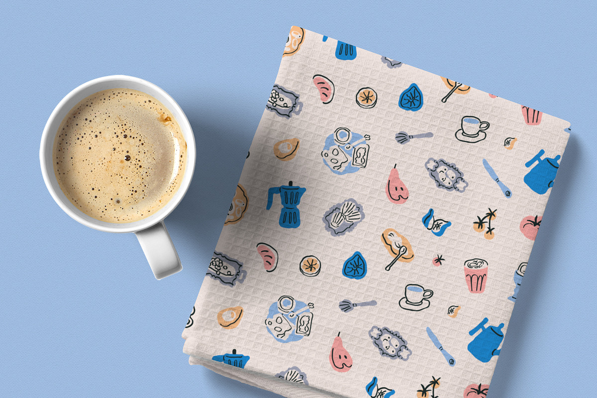 Breakfast food seamless patterns, a Pattern Graphic by Good Studio (Photo 7 of 13)