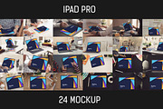 24 iPad Pro Mockup #1, an iPad Mockup by Walentin (Thumbnail 1 of 25)