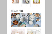 Milk Product Landing Page, an UI Kit Template by CreativeShaper (Thumbnail 4 of 6)