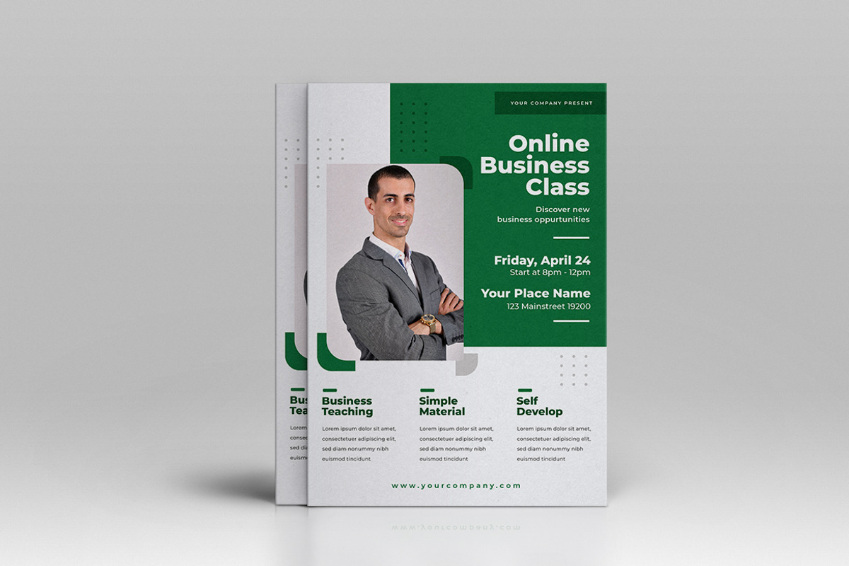 Online Business Flyer, a Flyer Template by Tokosatsu (Photo 2 of 4)