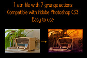 Old Fashioned Grunge Photoshop Actio, an Action Add-On by Kseniya-Omega (Thumbnail 2 of 8)