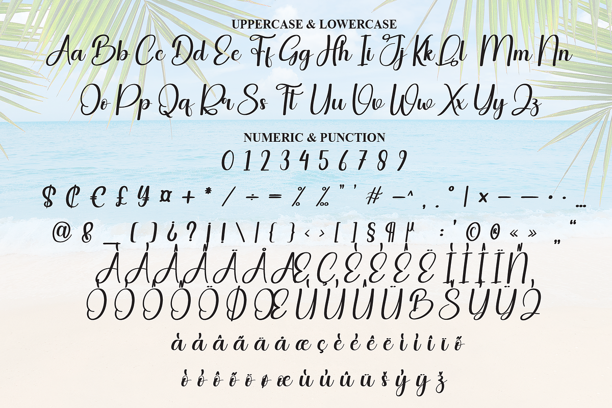 Simple Beach | Script Font, a Handwritten Font by Scratchones (Photo 7 of 8)