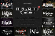 Blackletter Font Bundle, a Blackletter Font by Flawless And Co (Thumbnail 1 of 11)
