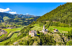 Sprechenstein castle in south tyrol containing italy, castle, and sterzing, an Architecture Photo by Leonid Andronov