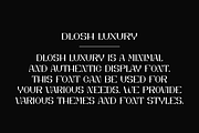 Dlosh Luxury - Elegant Serif Font, a Serif Font by Iqsiart Studio (Thumbnail 5 of 7)