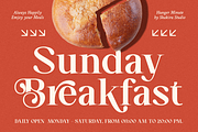 Hunger Minute - Modern Stylish Swash, a Serif Font by Shakira Studio (Thumbnail 6 of 10)