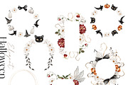 Watercolor Clipart-ELEGANT HALLOWEEN, a Decorative Illustration by Beigetime (Thumbnail 8 of 10)