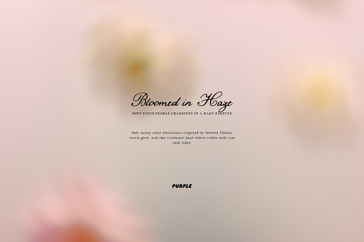 Bloomed in Haze: Floral Backgrounds, a Background Graphic by Purple (Photo 11 of 14)