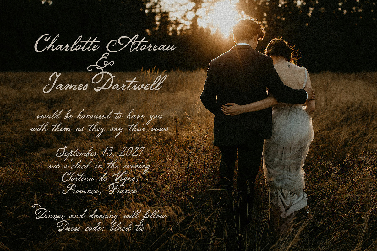 Darling Moment vintage script font, a Script Font by TD fonts (Photo 5 of 10)