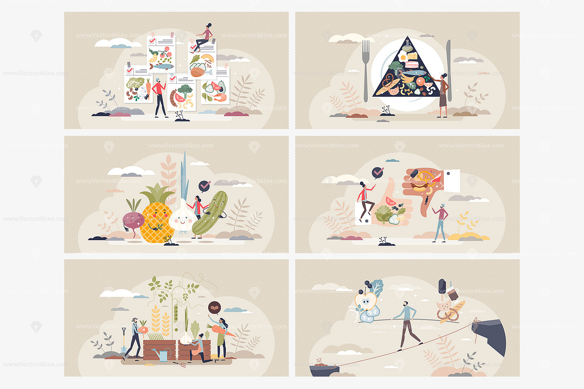 18 Nutrition Concepts V2, an Animal Illustration by VectorMine (Photo 2 of 8)