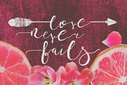 ArrowScript Font & Watercolor Bonus, a Script Font by WeLivedHappilyEverAfter (Thumbnail 6 of 8)