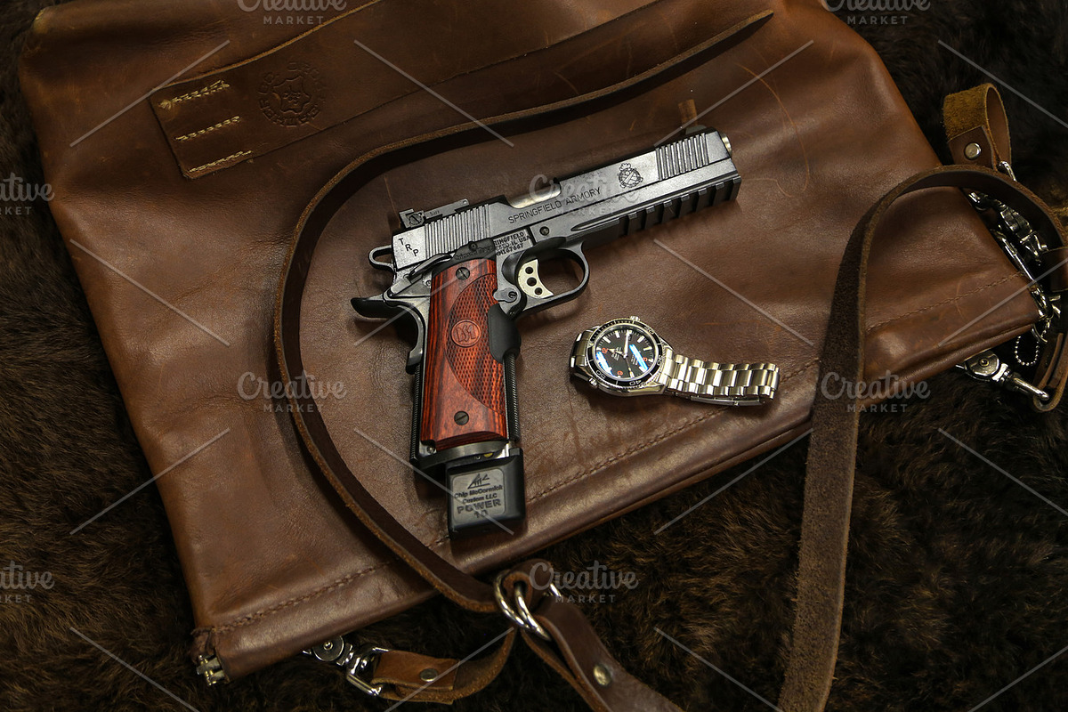 Pistol and Watch, a Beauty & Fashion Photo by Dæmon Ex Machina (Photo 1 of 2)
