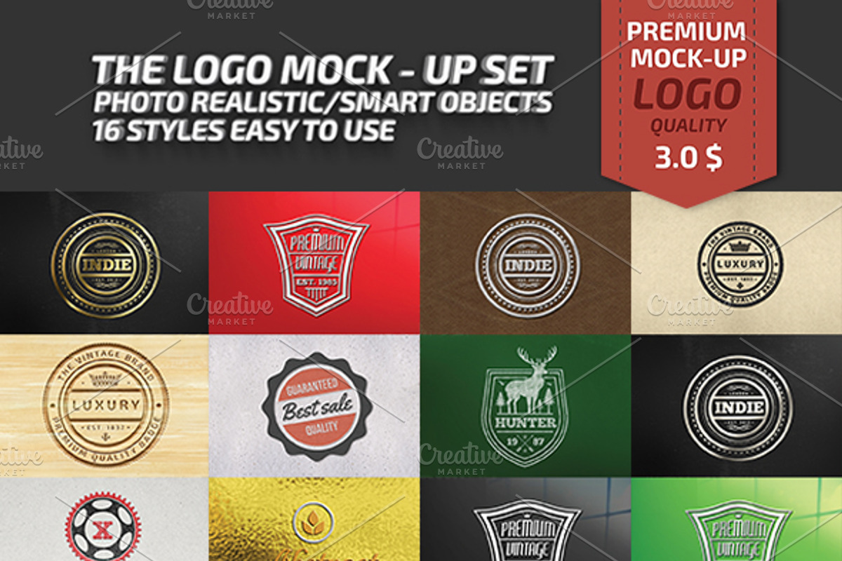 The Logo Mock-Up Set, a Product Mockup by The Craftsman (Photo 20 of 20)