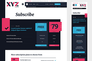 XYZ News - Magazine Template