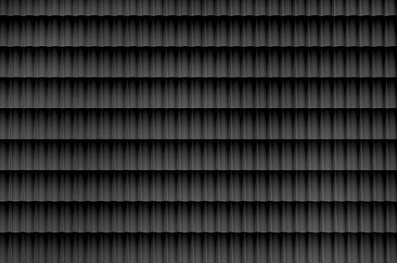 Top view of black double corrugated tiles on roof home or house, a Background Photo by Tampatra