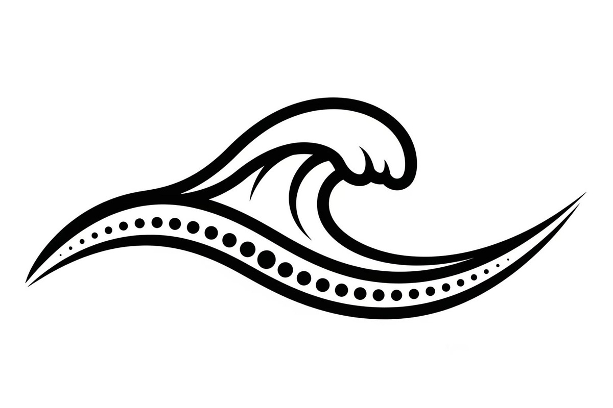 Abstract Wave Liquid Line Art, an Illustration by Gfx_Store (Photo 7 of 11)