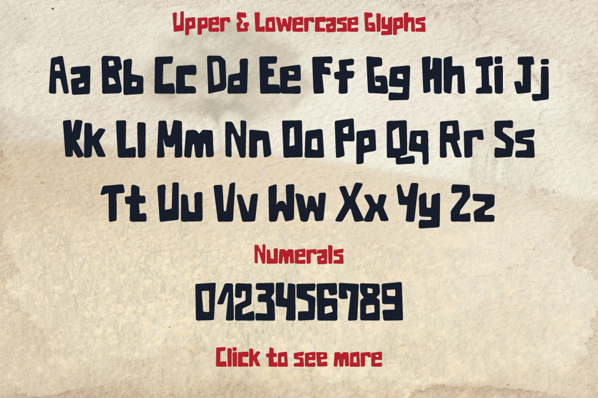 The Jungle typeface preview 5