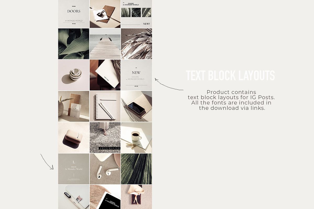 Minimalism. Feed №3., a Social Media Template by OntheMoon (Photo 6 of 9)