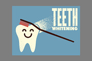 Dentistry grunge vector poster set., a Healthcare Illustration by PoPaShop (Thumbnail 7 of 8)