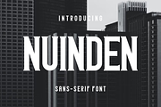 Nuinden, a Sans Serif Font by lelevien (Thumbnail 1 of 4)