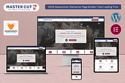 Barber, Hair Salon & Tattoo Shop, a WordPress Template by HasnainDEV (Thumbnail 1 of 6)